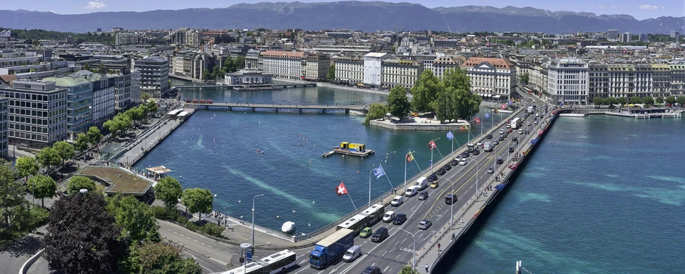Panorama de la ville de Genève