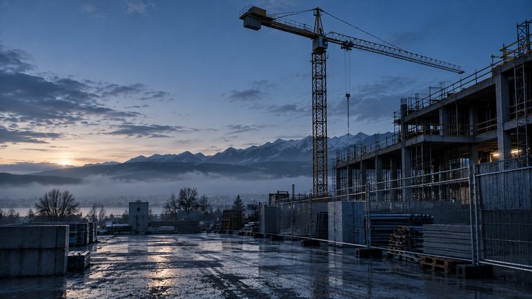Illustration : surveillance de chantier.